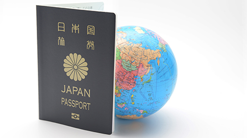 日本のパスポートは世界2位