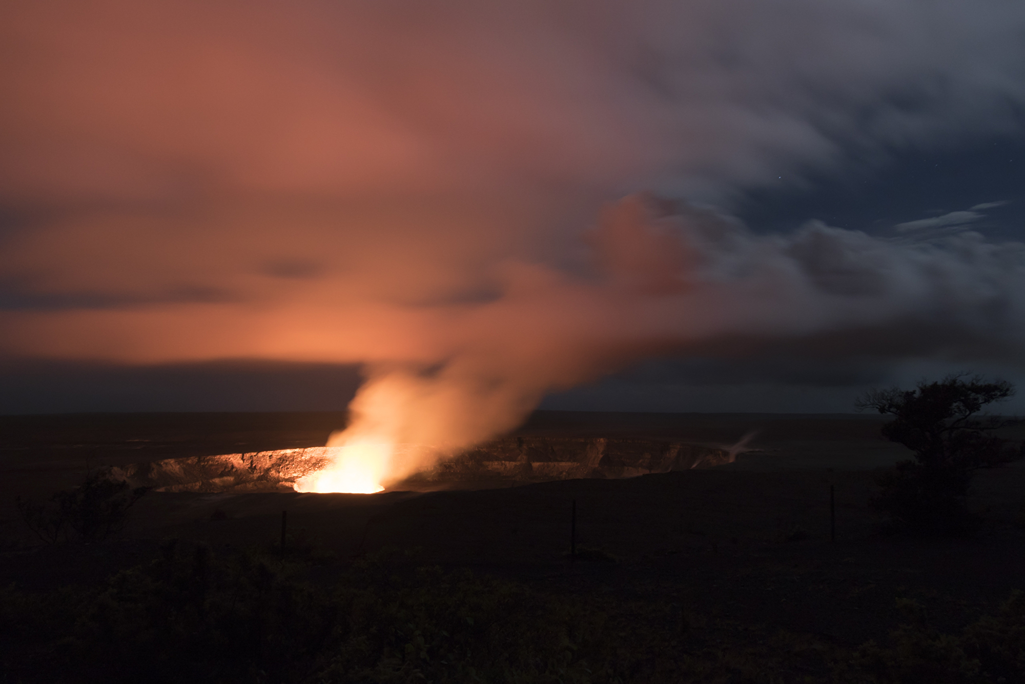 ハワイ島:ハワイ火山国立公園